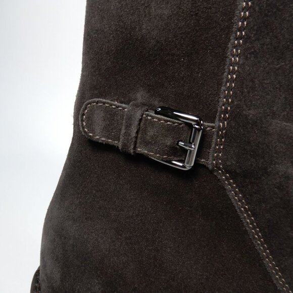 LA CANADIENNE Corey Buckle Bootie Boots Size 6 Waterproof Suede Brown NEW $525 - Picture 14 of 14